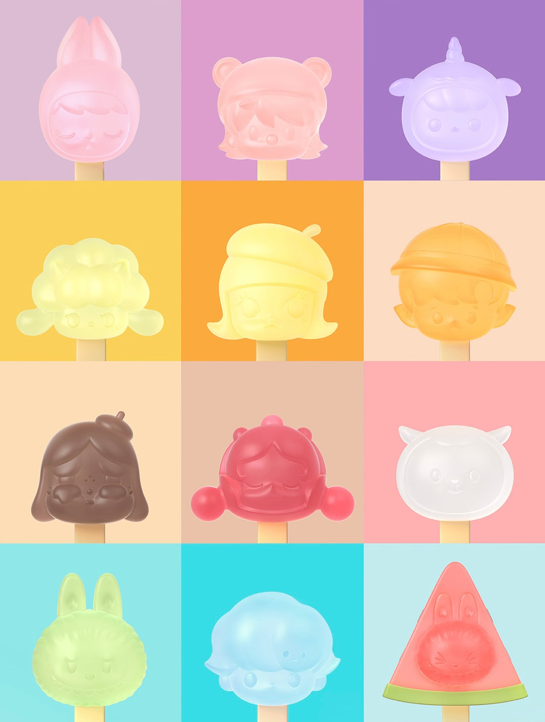 POP BEAN 08 - Summer Popsicle Series Mini Charm Toy Figure 08/11/2023