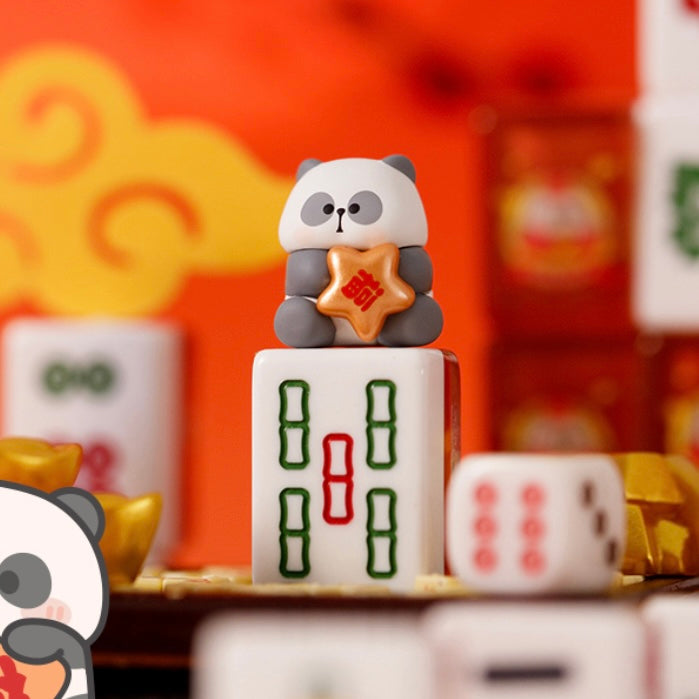 【107】Mr. Pa Bean - Fortune Mahjong Bean Charm Blind Bag Mystery Bag Mini Toy Figure