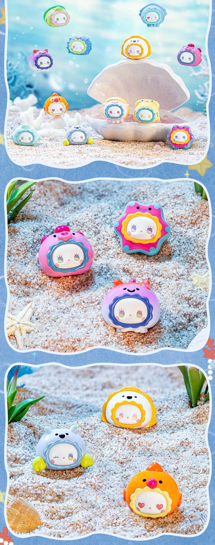 Emma Bean 4 - Ocean Bubble Series Mystery Bag Blind Bag Mini Bean Charm