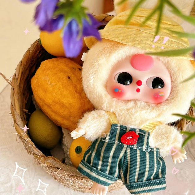 ぬいぐるみ Baby three Macaron Bunny V2 Blindbox Baby Three V2 Rabbit Macaron Cute Bunny Plush Series Blind Box