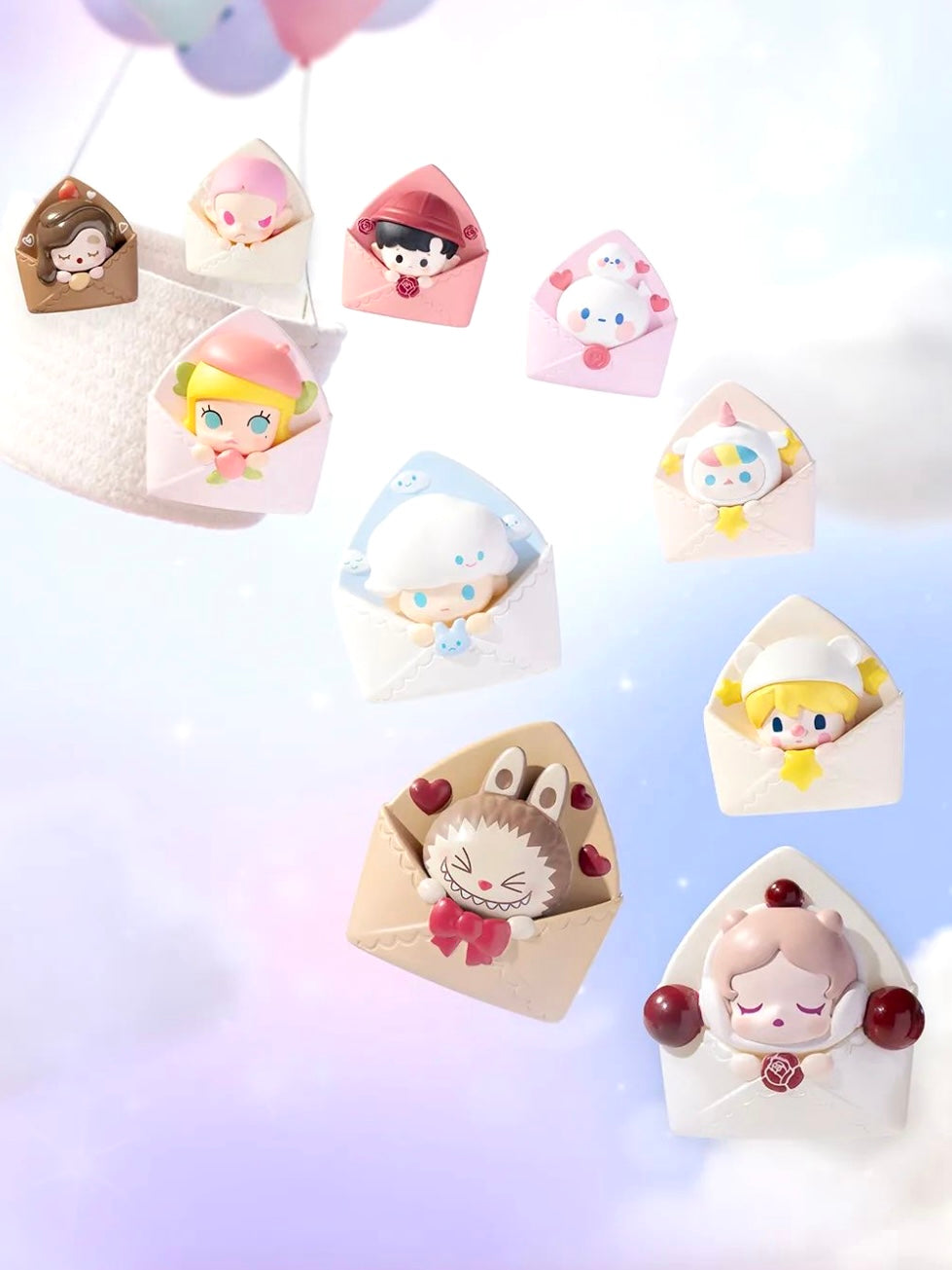 POP BEAN 16 - Love Letter Series Mini Charm Toy Figure