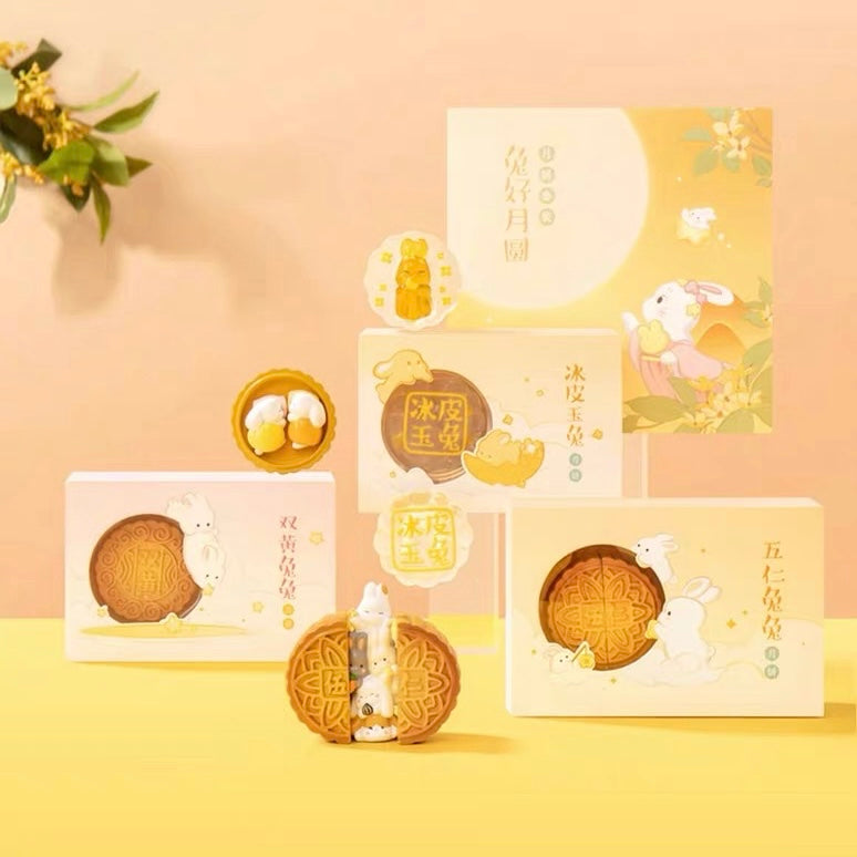 【2023 Mid-autumn Festival Limit】 Rabbit Mooncake Series Toy Figure