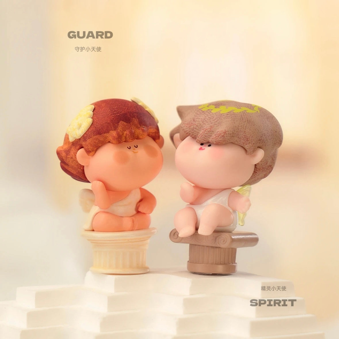 【086】Amlls Angel Bean 2 - Sculpture Angel Pillar Series Mystery Box Blind Box Toy Figure