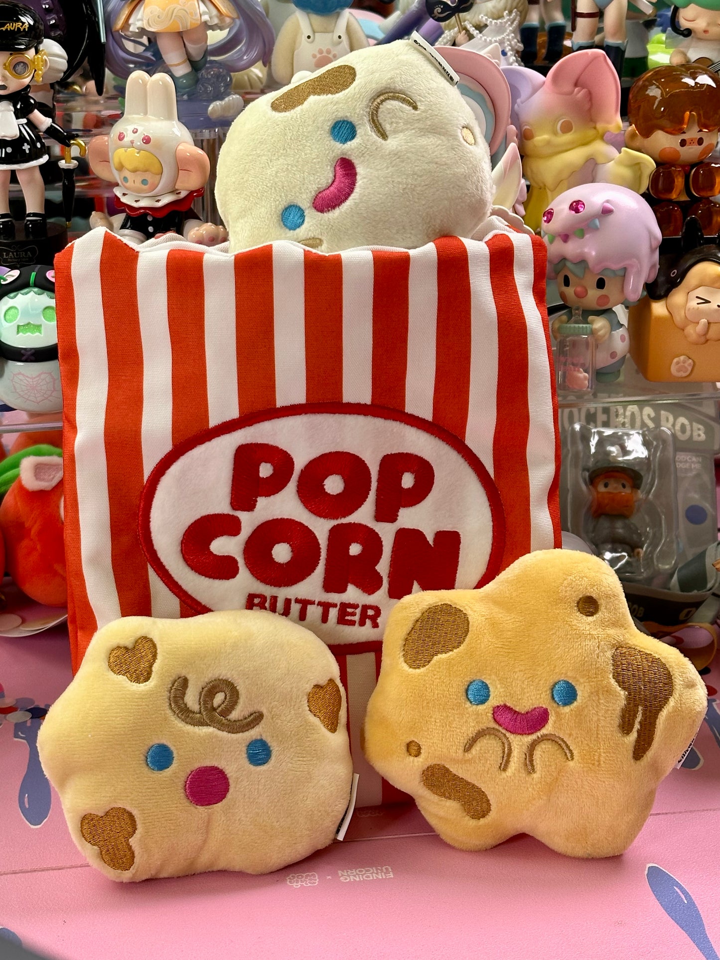 【Promotion】 RiCO - Plush Popcorn Cheese Toy Figure