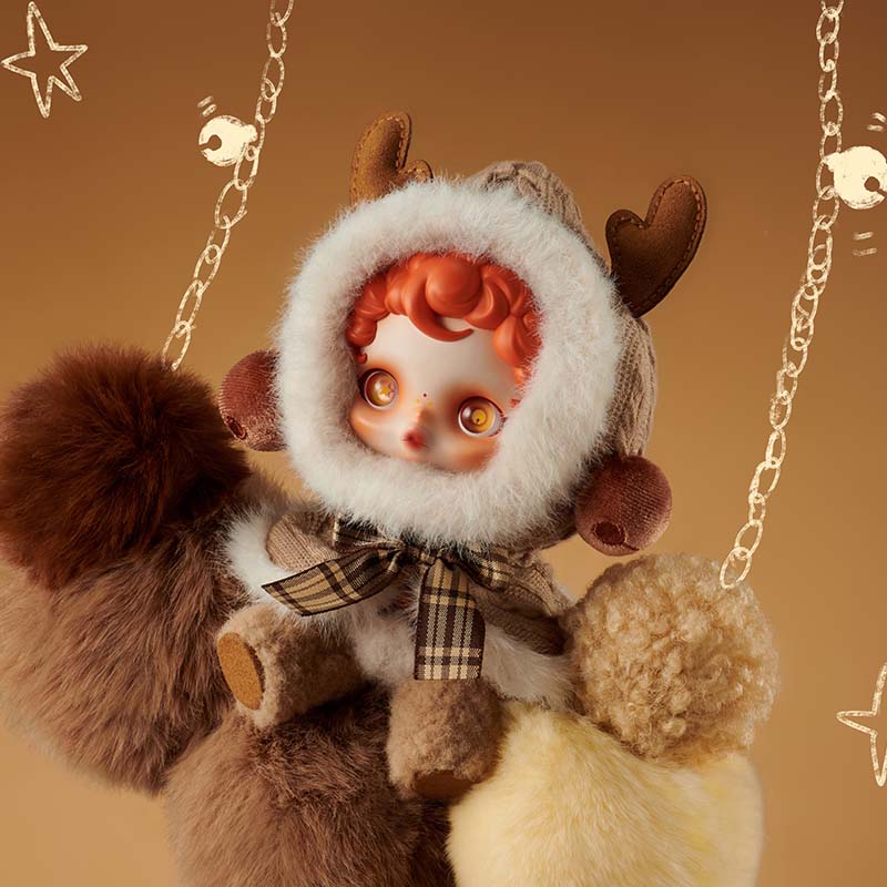 【Authentic!!!】Skullpanda Plush 1 - Winter Symphony Series Mystery Box Blind Box Plush Plush Doll Pendant Toy