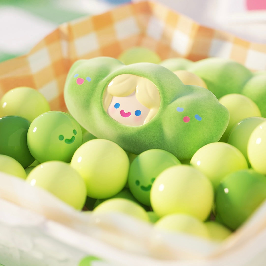 【218】Rico Bean - Picnic Happy Friends with Me Series Bean Charm Mystery Bag Blind Bag Mini Toy Figure