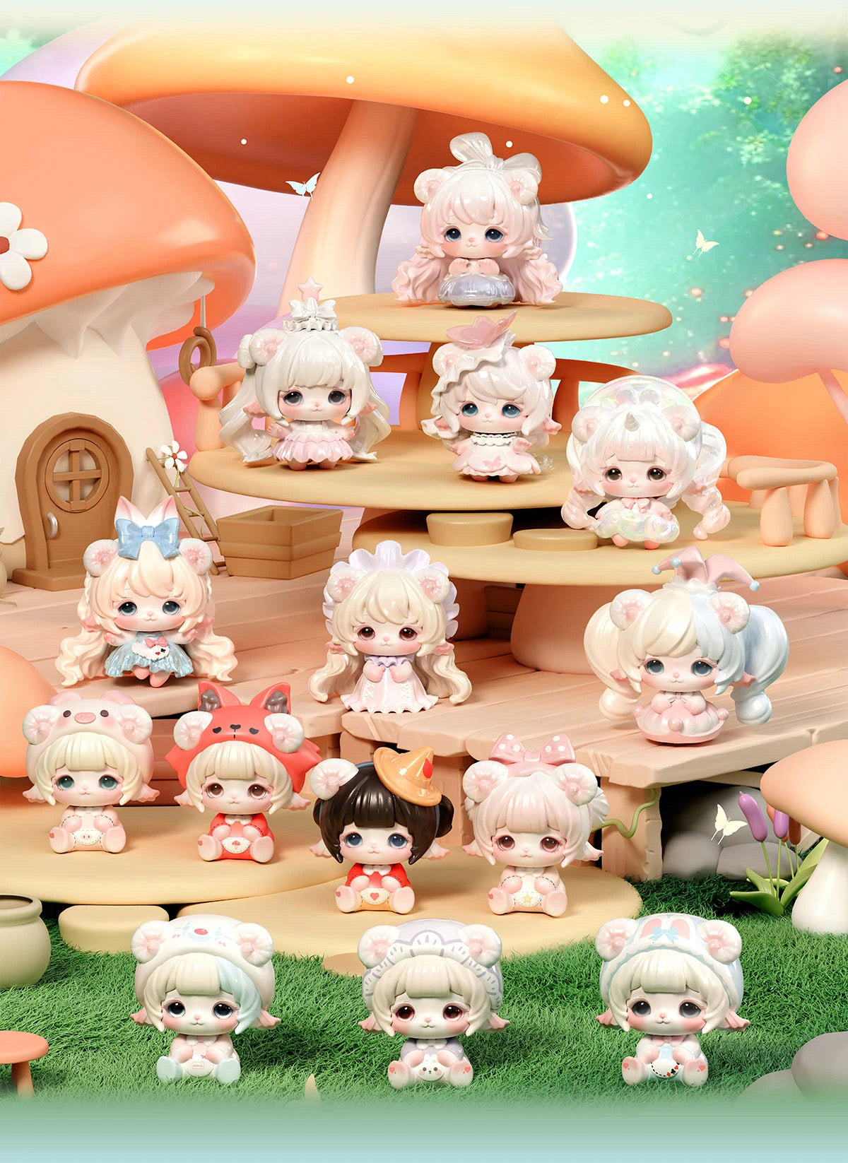 【Middle Size Figure】Mimia - Children’s Dream House Series Scene Mystery Box Blind Box Toy