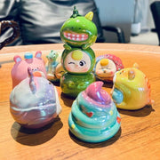 Baby 3 Bean - Gluttonous Kitty Greedy Cat Series Baby Three Bean Charm Blind Bag Mystery Bag Mini Toy Figure