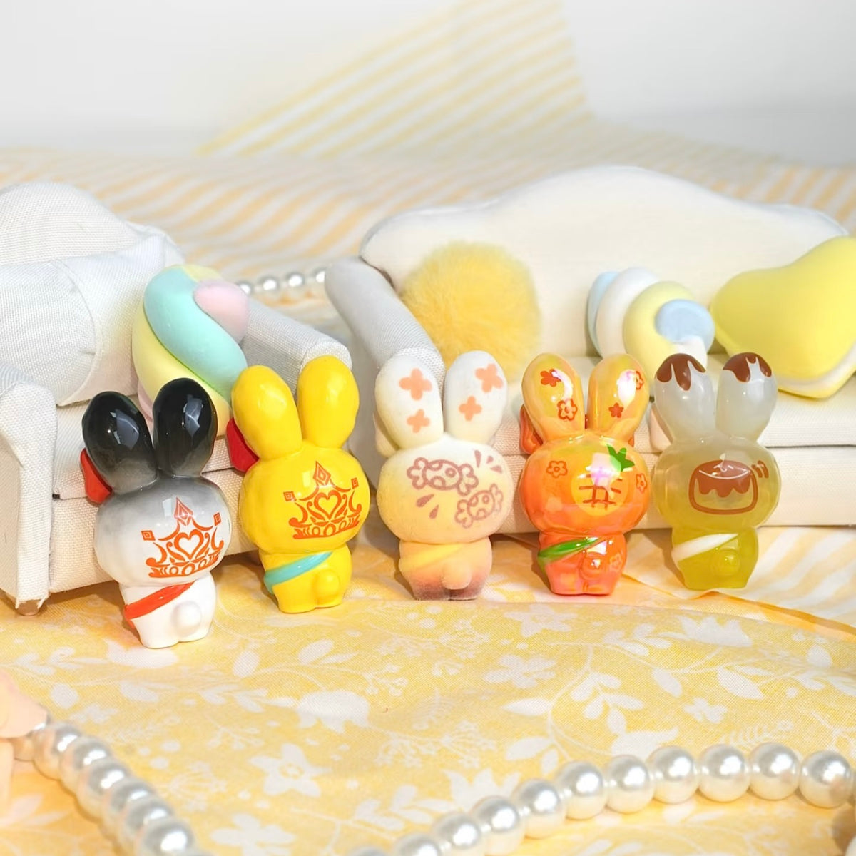 SPBOMI Bean -  Traveling Rabbit Bunny Series Mystery Box Blind Box Toy Figure