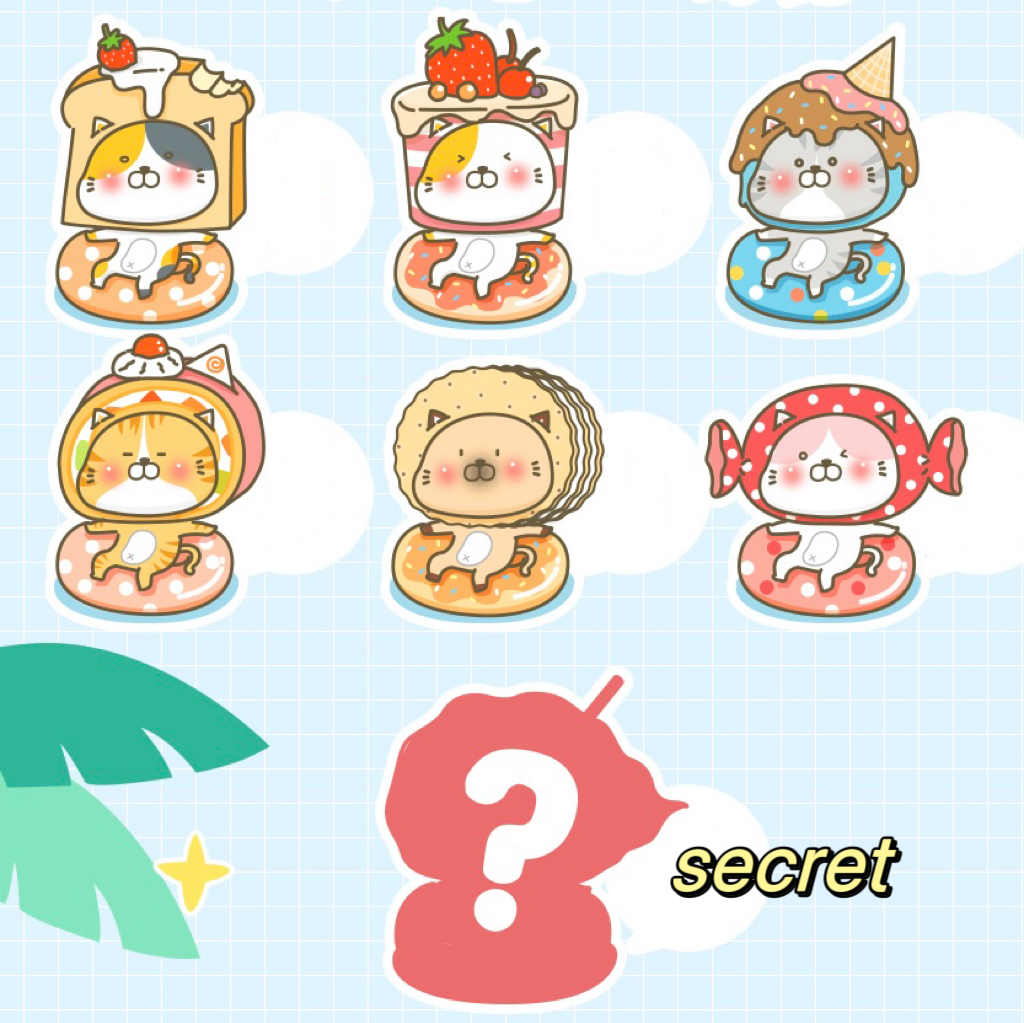 【080】Thief cat - Sweet Summer Series Mystery Box Blind Box Toy Figure