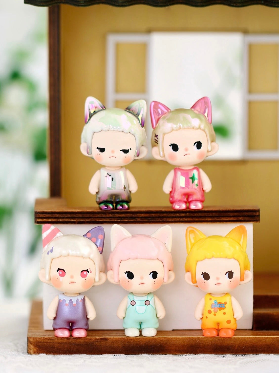 【180】Bonini Bean - Let’s be Free Series Mystery Box Blind Box Mini Toy Figure