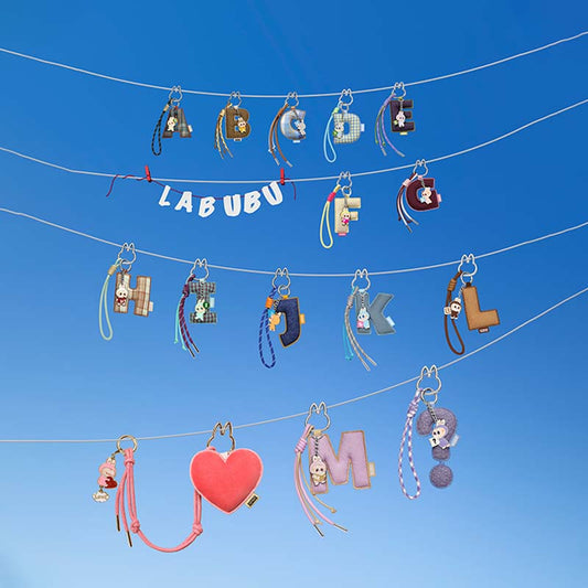 【071】THE MONSTERS - Pin for Love Series Letter Pendant Blind Box (A-M)(N-Z)