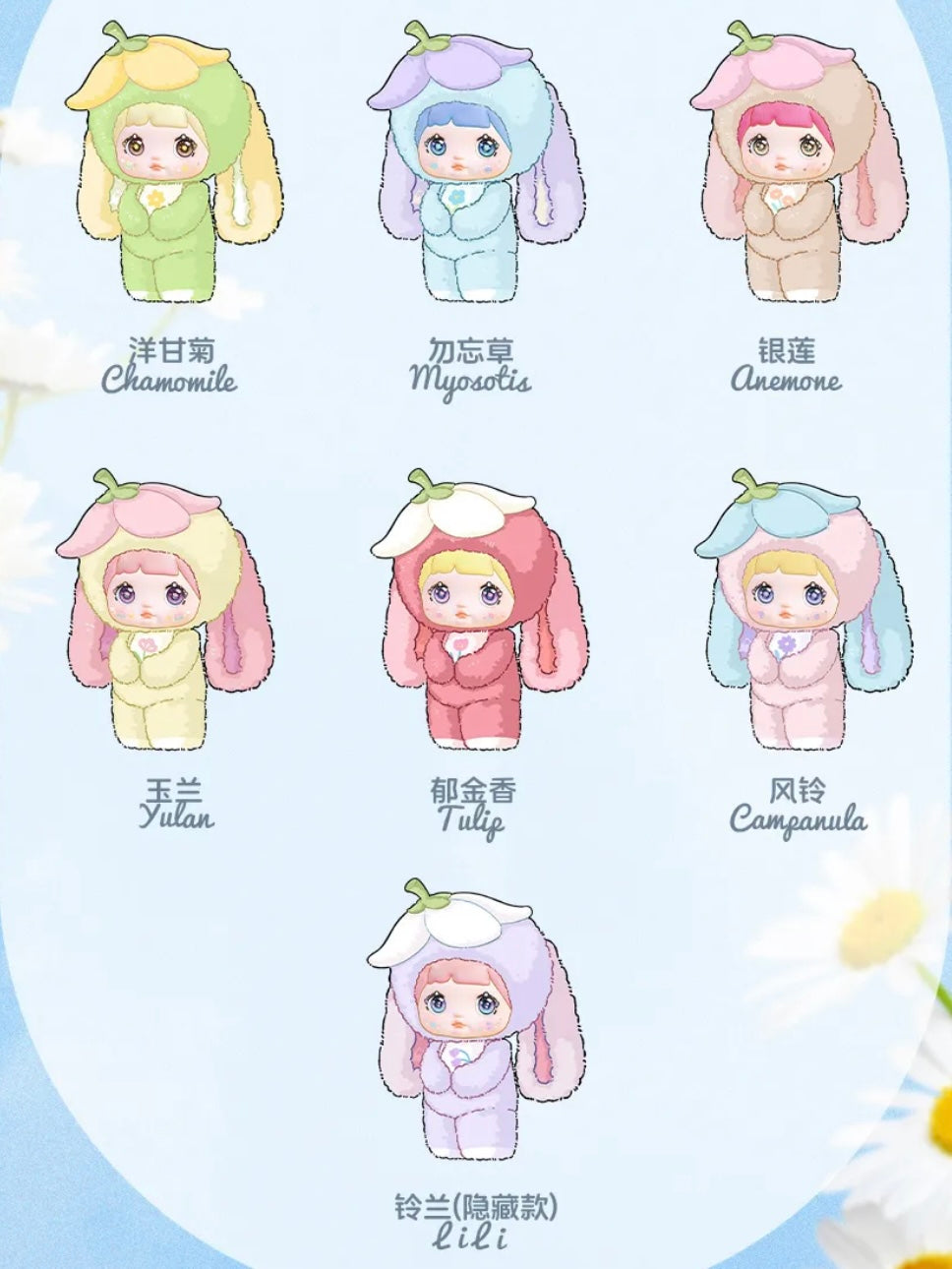 Nommi Vinyl Plush - Garden Rabbit Series Mystery Box Blind Box Toy