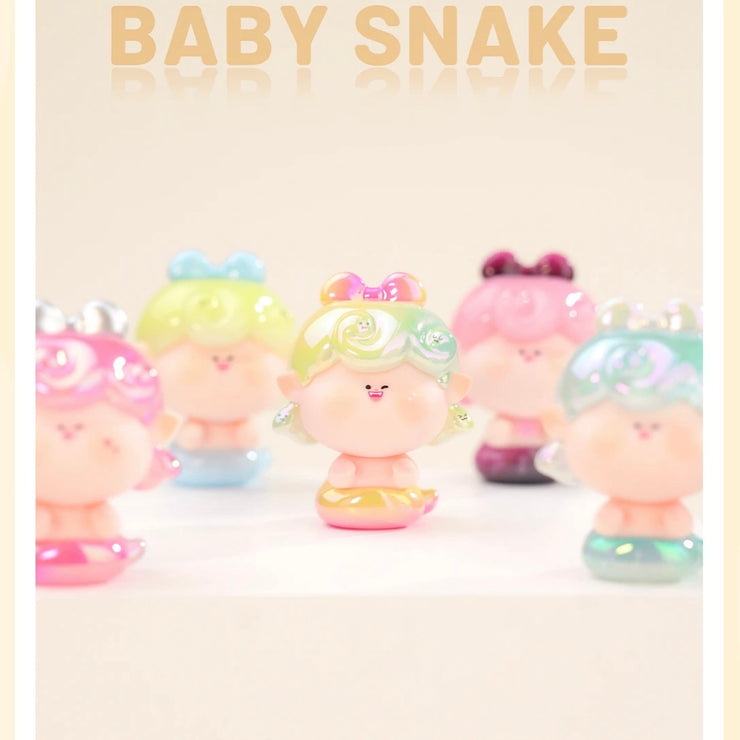 【Sale】Amlls Snake Bean - Baby Snake Series Mystery Box Blind Box Toy Figure
