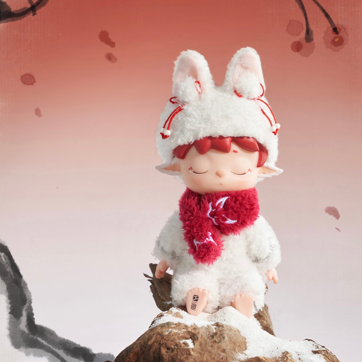 【023】 Mimi Plush - Leisurely Monster Series Mystery Box Blind Box Toy Figure