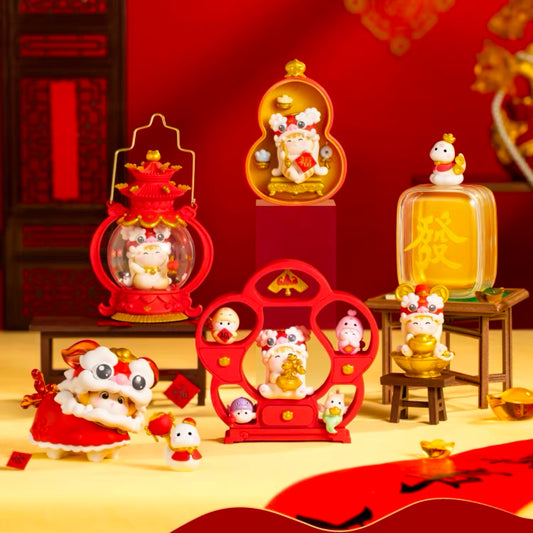【004】 Fortune Kitty - The Year of Snake Series Mystery Box Blind Box Toy Figure