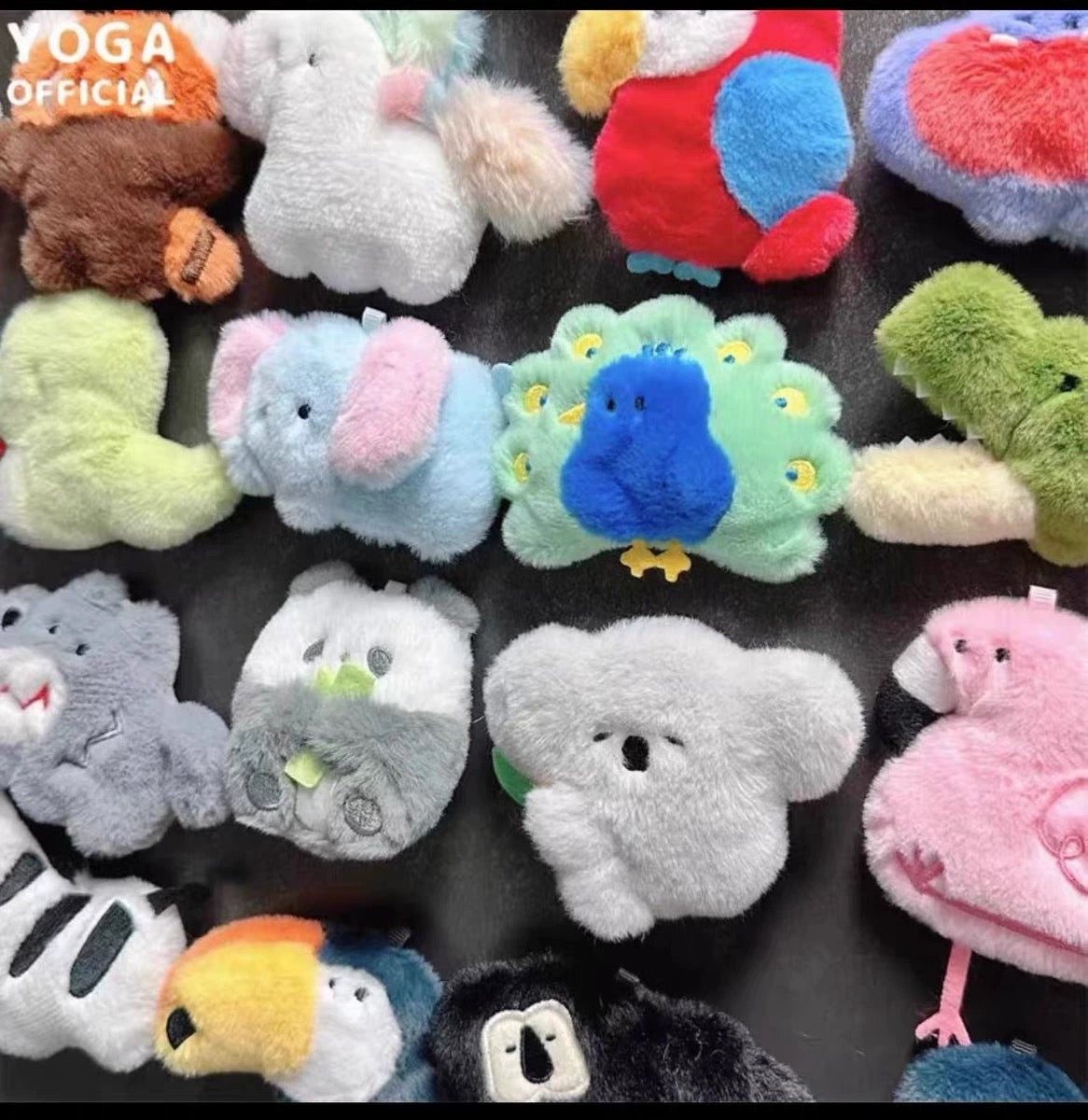 【118】Land Animal Party - Where is Unicorn Series Plush Fridge Magnet Mystery Bag Blind Bag