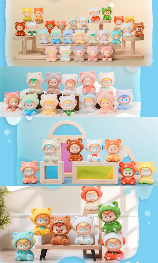 Diudiu Bear Bean 2 - Winter Series Charm Mini Blind Box Small Size Toy Figure