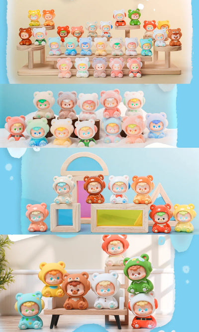 Diudiu Bear Bean 2 - Winter Series Charm Mini Blind Box Small Size Toy Figure