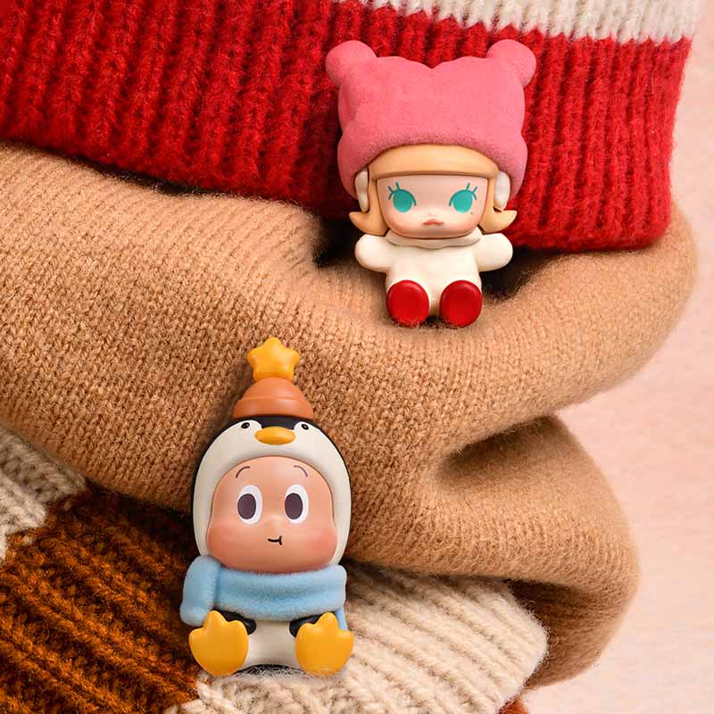 【181】POP Bean - Fluffy & Cozy Series Bean Charm Blind Bag Mystery Bag Mini Toy Figure