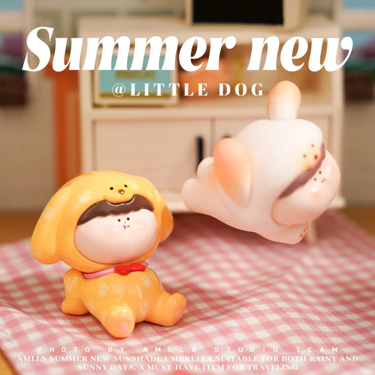 Amlls Puppy Bean - Little Dog Series Mystery Box Blind Box Mini Toy Figure
