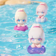 TNT SPACE Bean - Swimming Pool Party Series Bean Charm Blind Bag Mystery Bag Mini Toy Figure