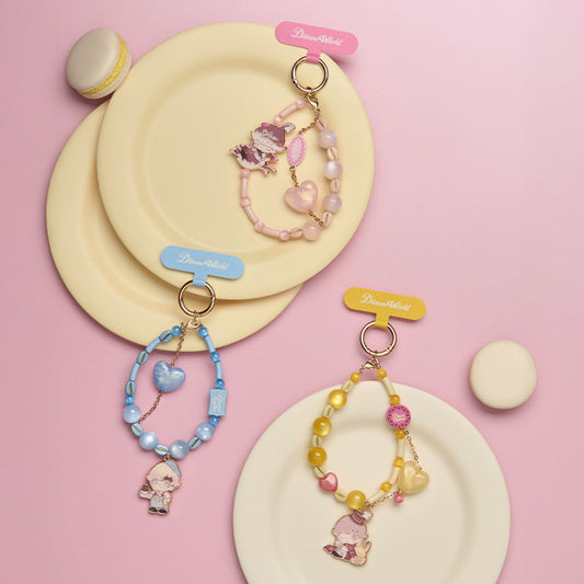 【073】Dimoo Phone Strap - Crush on Coffee Series Mystery Box Blind Box Chain Key Ring Bag Ornament