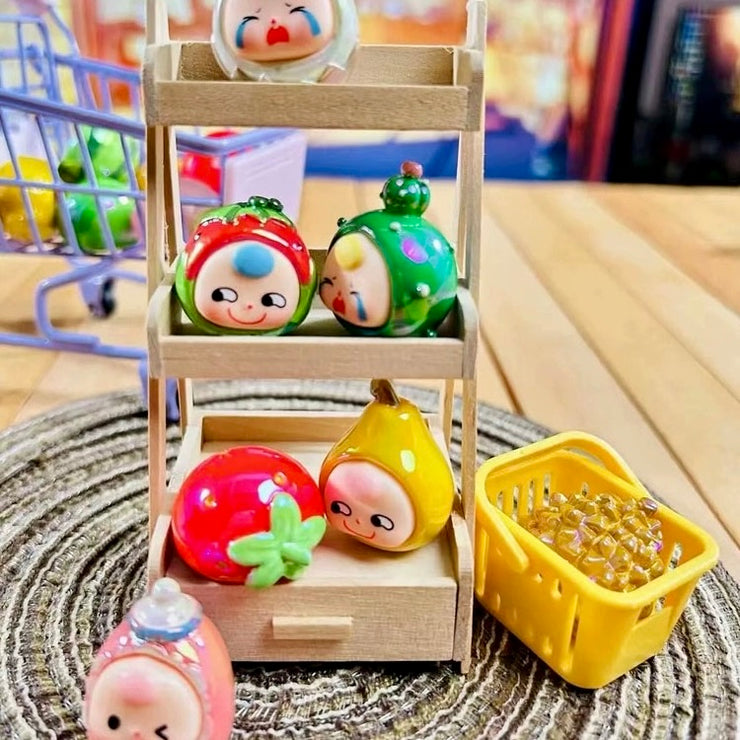 Baby 3 Bean - Food Series Baby Three Bean Charm Blind Bag Mystery Bag Mini Toy Figure
