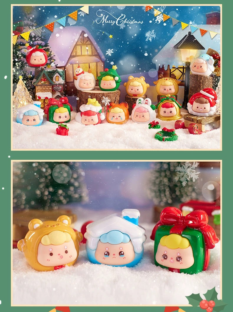 【Christmas】PUPU Christmas Carnival Bean Charm Mini Figure Blind Bag Mystery Bag Sweet Fairy