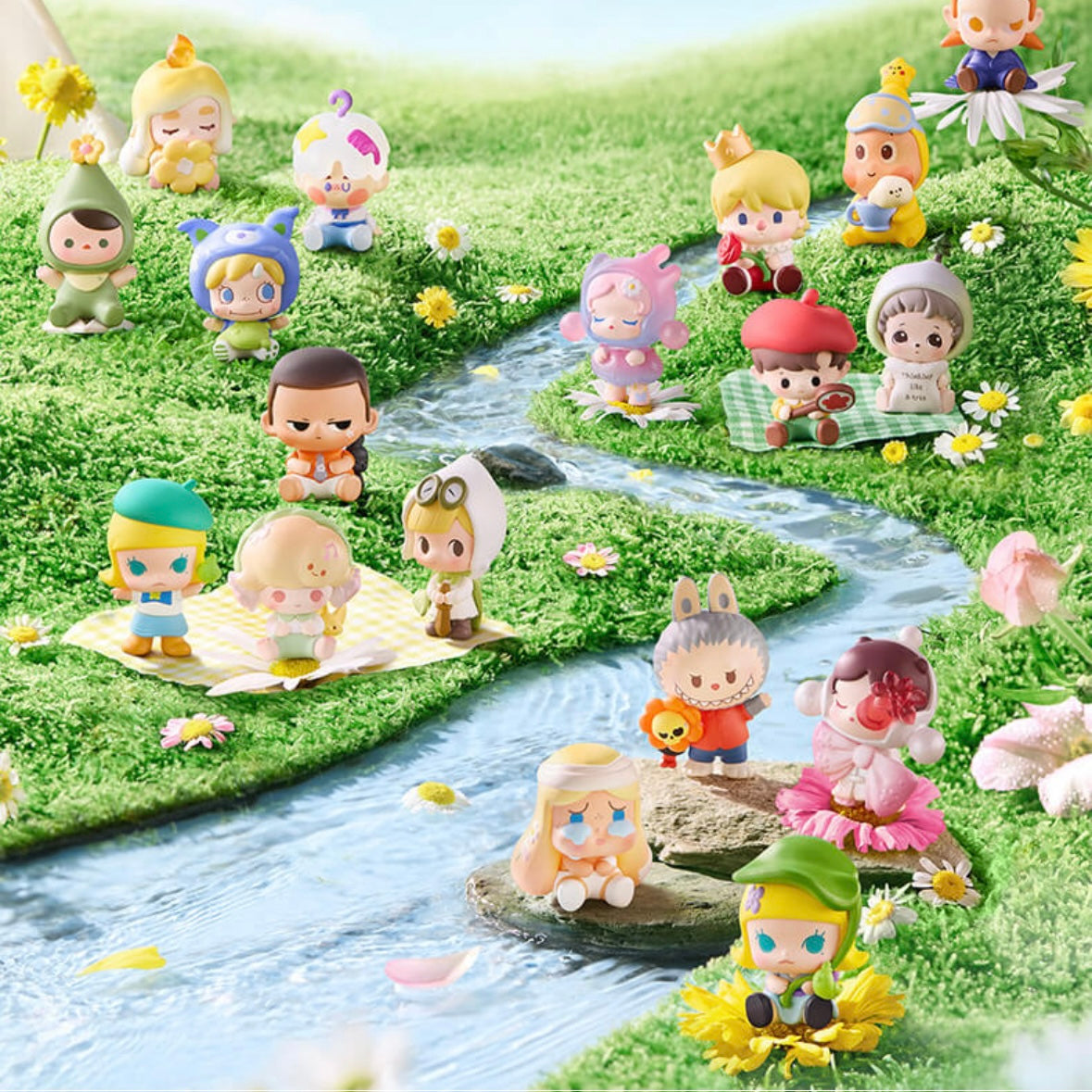 【131】POP Bean - Going Outing with Me Series Bean Charm Blind Bag Mystery Bag Mini Toy Figure