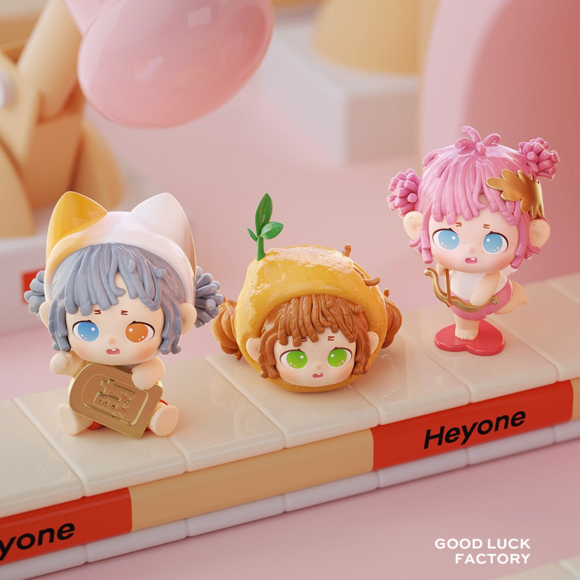 【134】 Heyone Mini Bean 4 - Good Luck Manufacture Series Blind Box Mini Charm