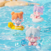 TNT SPACE Bean - Swimming Pool Party Series Bean Charm Blind Bag Mystery Bag Mini Toy Figure