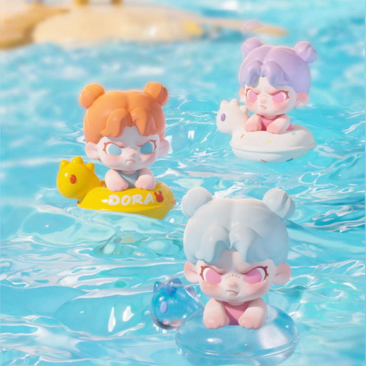 TNT SPACE Bean - Swimming Pool Party Series Bean Charm Blind Bag Mystery Bag Mini Toy Figure