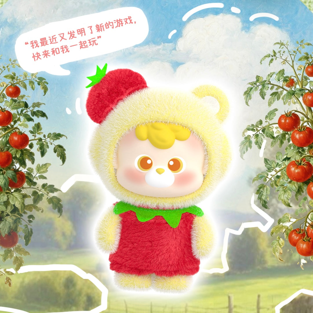 【155】Diudiu Bear Bean - farm Series Charm Mini Blind Box Middle Size Toy Figure