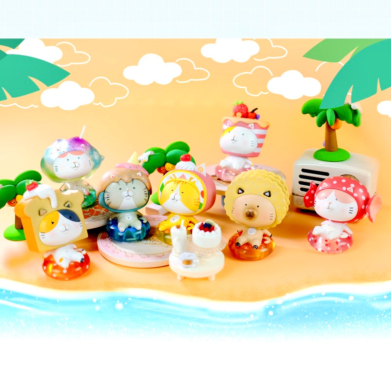 【080】Thief cat - Sweet Summer Series Mystery Box Blind Box Toy Figure