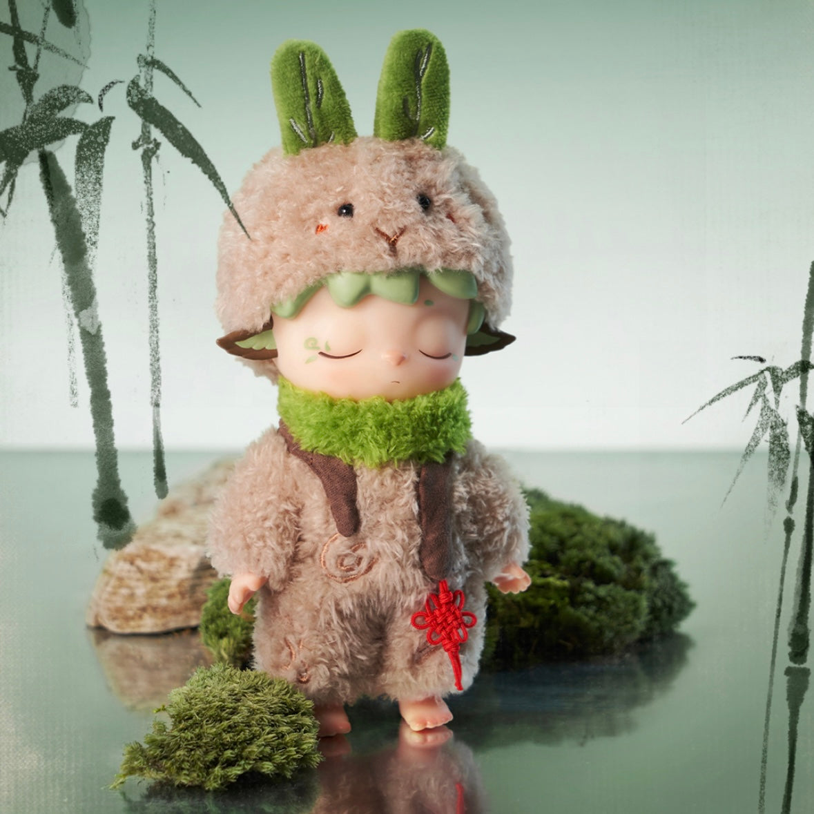 【023】 Mimi Plush - Leisurely Monster Series Mystery Box Blind Box Toy Figure