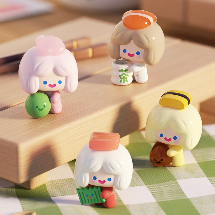 【218】Rico Bean - Picnic Happy Friends with Me Series Bean Charm Mystery Bag Blind Bag Mini Toy Figure