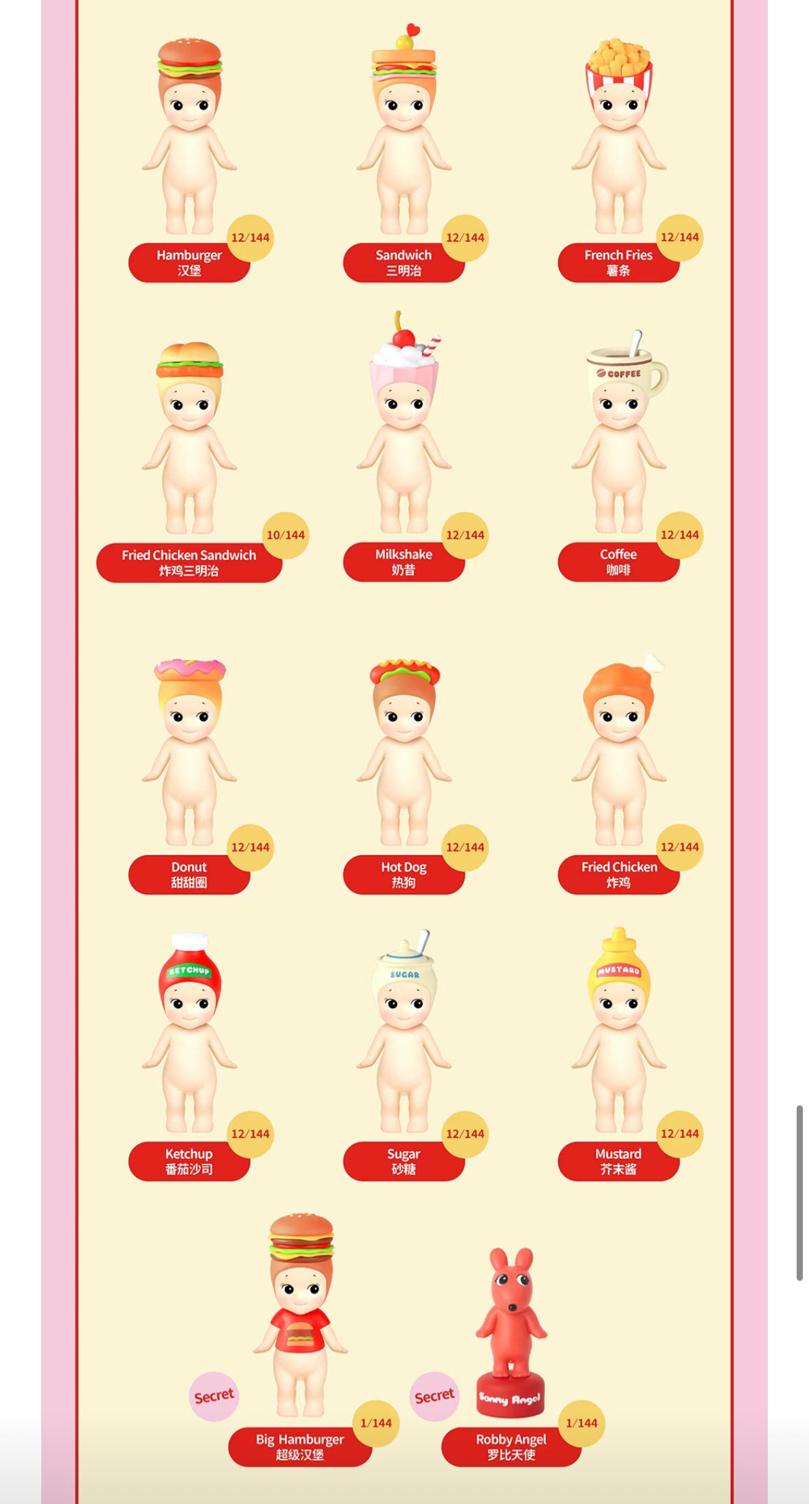 【020】Sonny Angel - Snack Series Mystery Box Blind Box Toy Figure