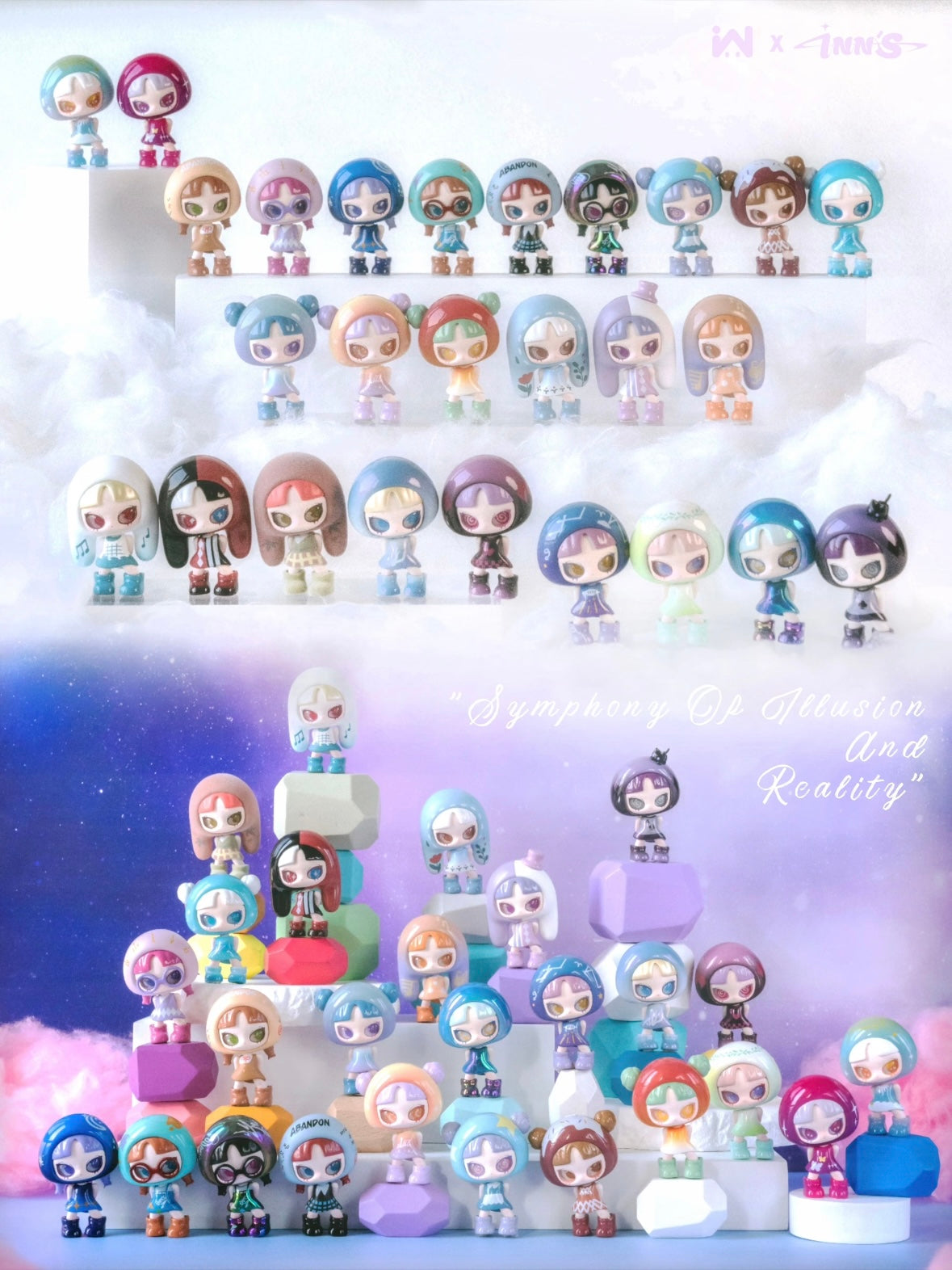 【110】Inn’s Bean 2 - Symphony of Illusion and Reality Series Mini Bean Charm Blind Bag Inns