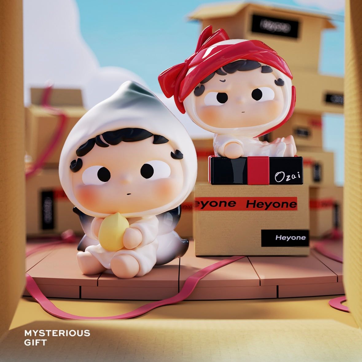 【134】 Heyone Mini Bean 4 - Good Luck Manufacture Series Blind Box Mini Charm