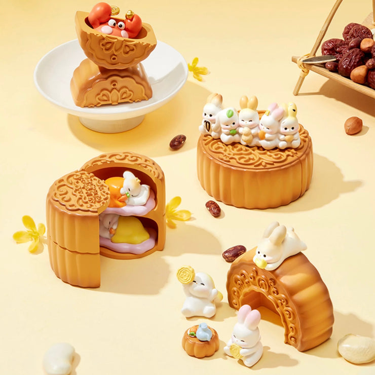 【Pre-order 3 days】【2025 Mid-autumn Festival Limit】Bunny Mooncake Toy Figure