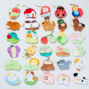 【Fluffy】Pulling the Carrot Childhood Farm Plush Fridge Magnet Mystery Bag Blind Bag
