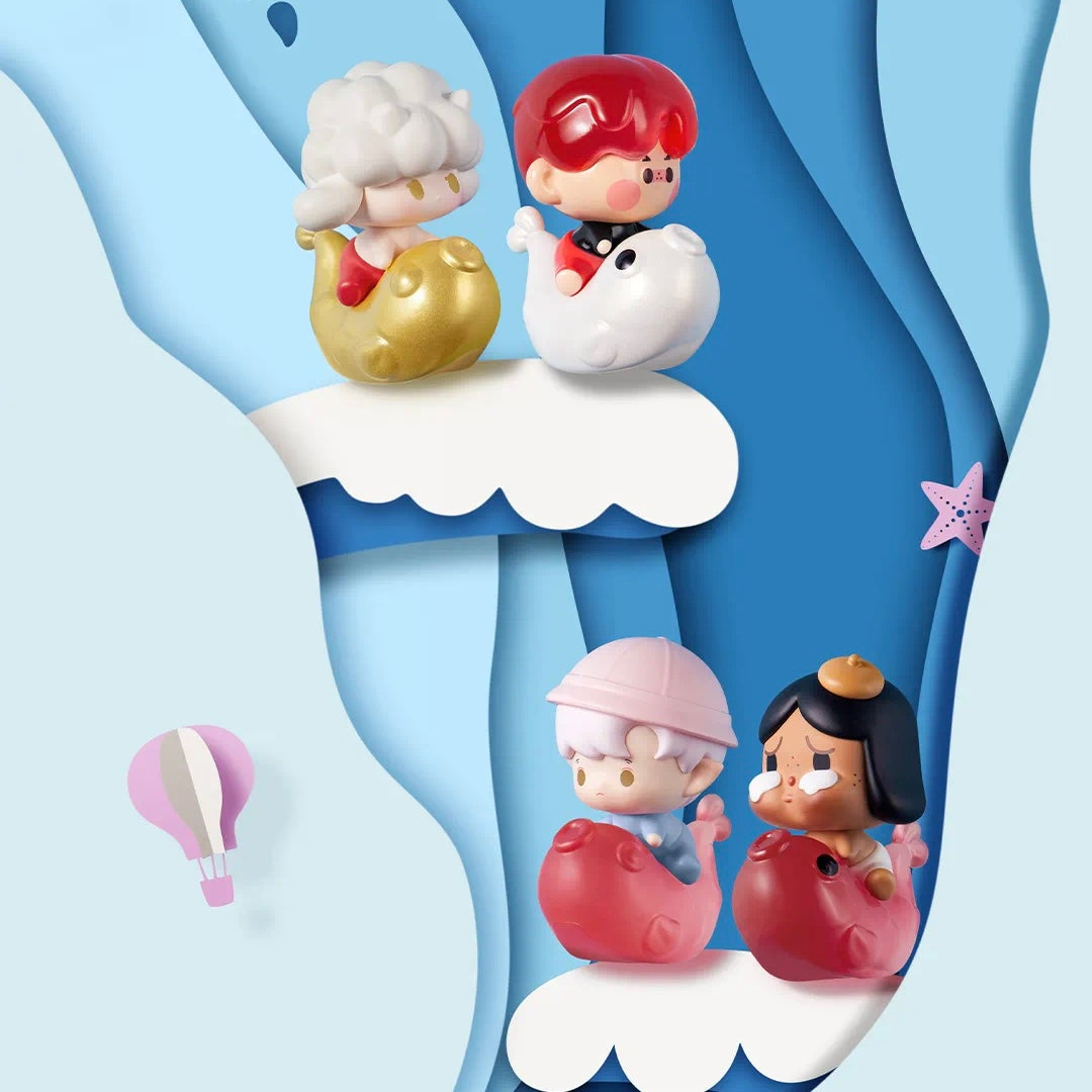 【130】POP Bean - Koi Fish Series Bean Charm Blind Bag Mystery Bag Mini Toy Figure