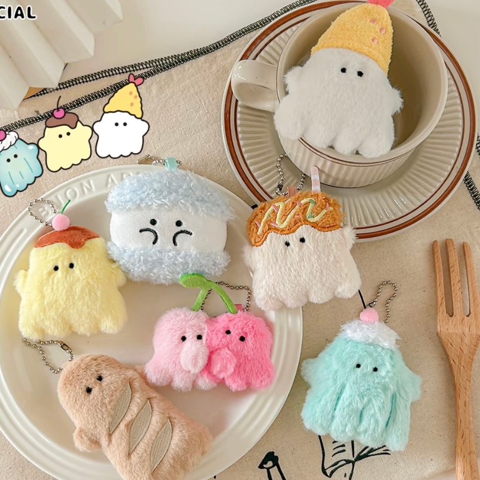 【117】Ghost Family Party Plush Fridge Magnet Mystery Bag Blind Bag
