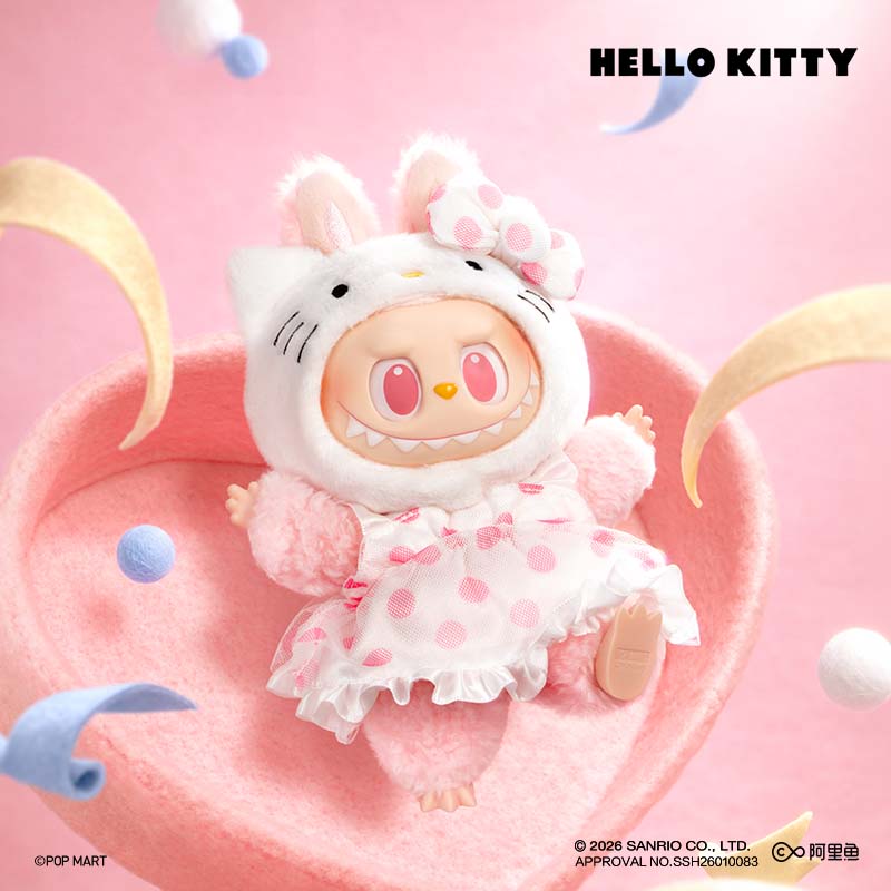 【Pre-order 2 days】THE MONSTERS × Hello Kitty and Friends Series-Vinyl Plush Pendant Blind Box Confirmed Clear Choice Labubu Sanrio