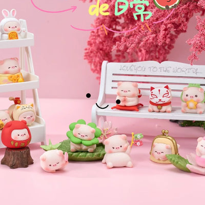 Baoyun Piggy Bean 2 - Blessing Series Charm Blind Box Mystery Box Mini Toy Figure
