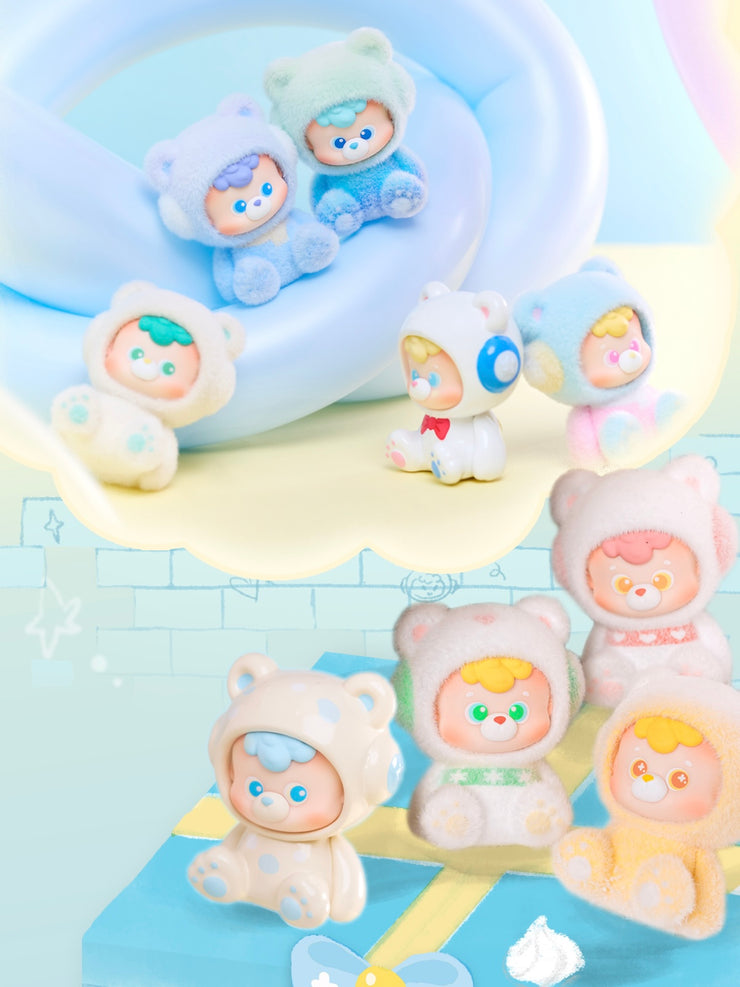 Diudiu Bear Bean 2 - Winter Series Charm Mini Blind Box Small Size Toy Figure