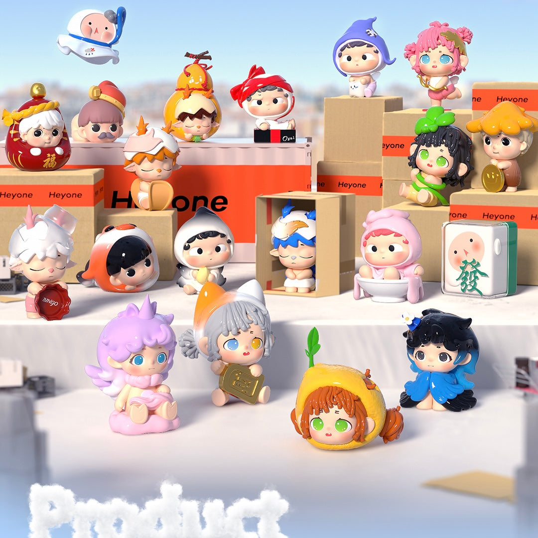 【134】 Heyone Mini Bean 4 - Good Luck Manufacture Series Blind Box Mini Charm