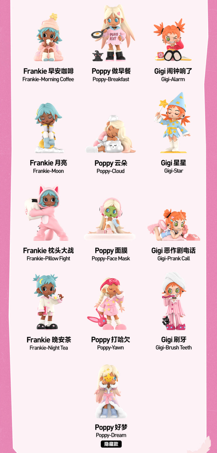 Lil Peach Riot - Sleepover Series Mystery Box Blind Box Toy Figure