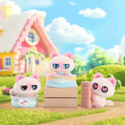 【168】Pink Siamese Cat Series Bean Charm Mystery Box Blind Box Toy